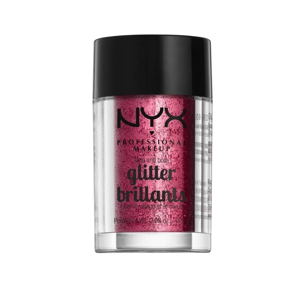 Face & Body Glitter, Red
